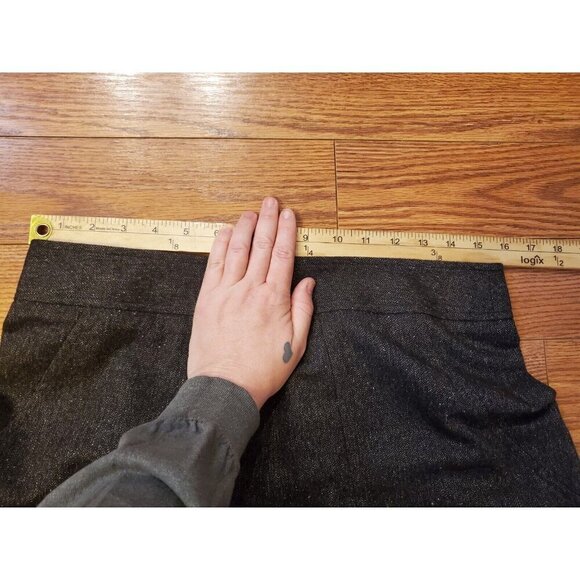 Ann Taylor Loft A-Line Skirt Midi Women Size 8 Wool Blend Business Office Career - Picture 4 of 8